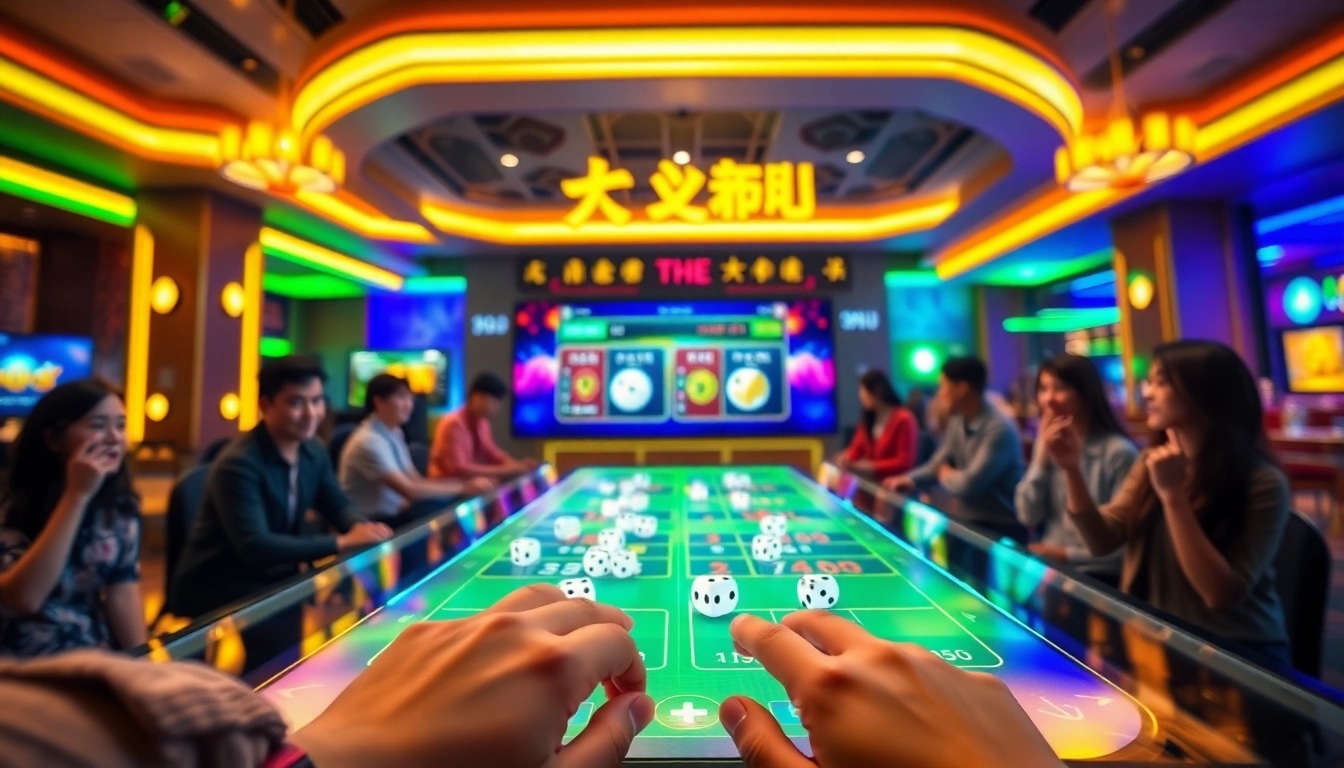 Tài xỉu online game interface enticing players with vibrant graphics and interactive betting options.