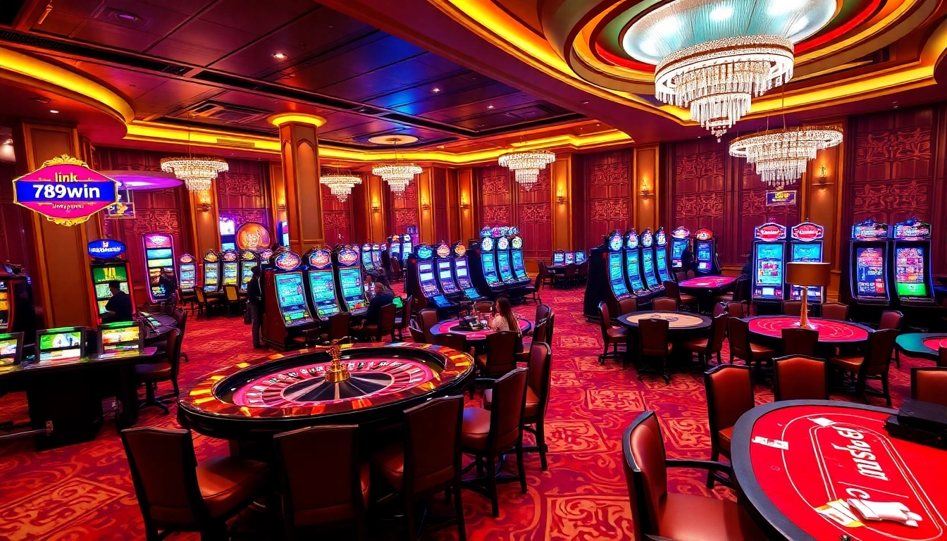 Experience excitement at the casino with link 789win as players enjoy games and vibrant atmosphere.
