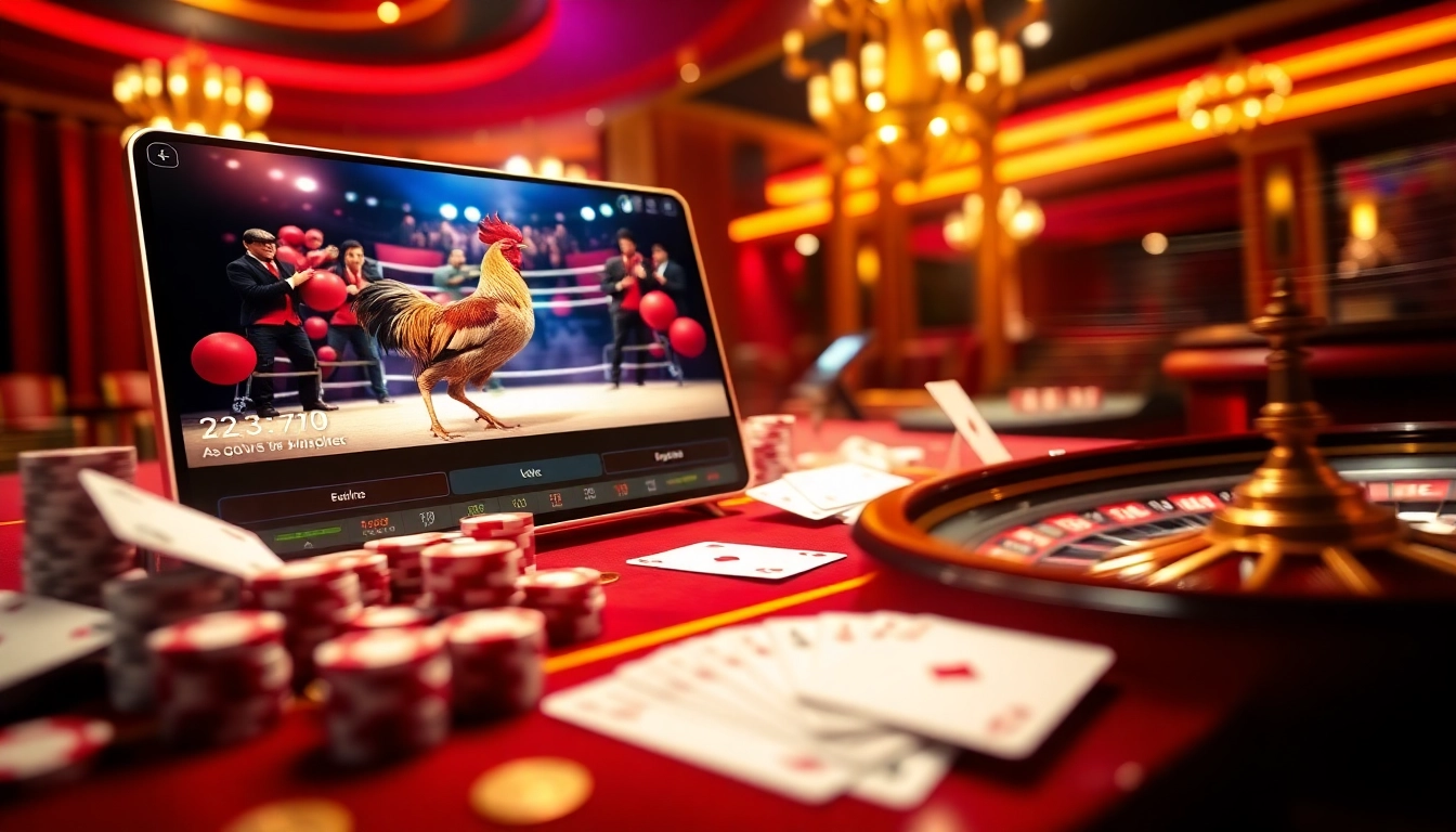 Alo789 Đá gà trực tiếp offers a thrilling online gambling experience highlighted by live cockfighting events.