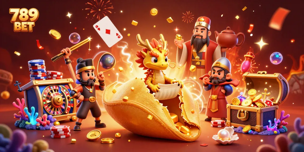 Experience the thrill of 789 BET with dynamic casino characters and vibrant game elements.