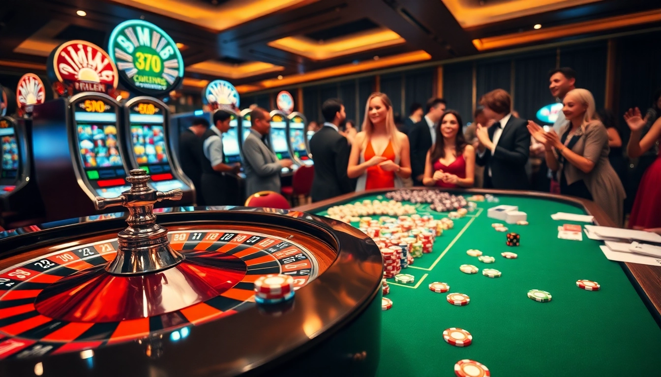 Experience the excitement of ww88 casino gaming with vibrant roulette, colorful chips, and lively players.