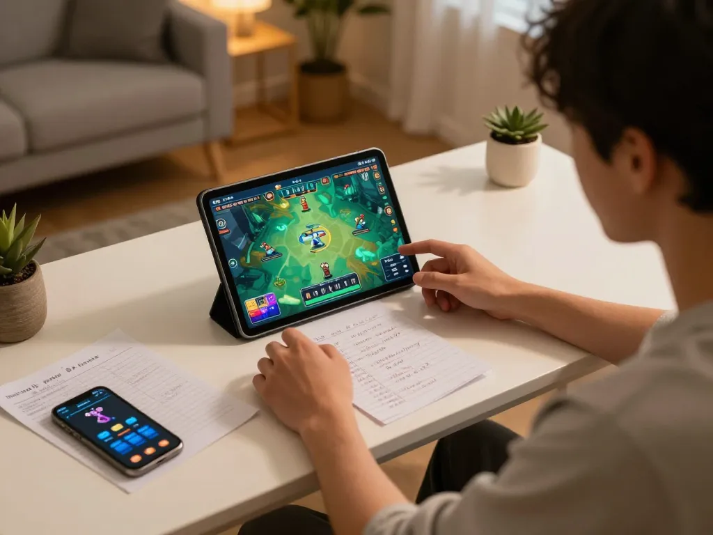 Tài xỉu online gameplay in a cozy home setting with betting strategies visible.