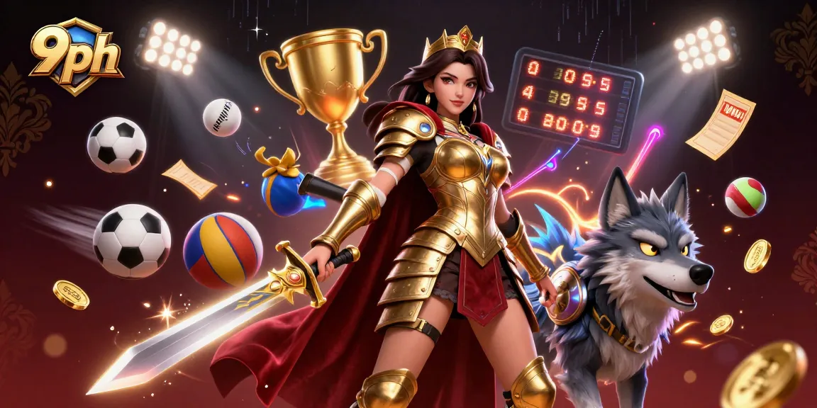 Win big with 9ph as stunning warrior queen leads an exciting sports betting adventure.
