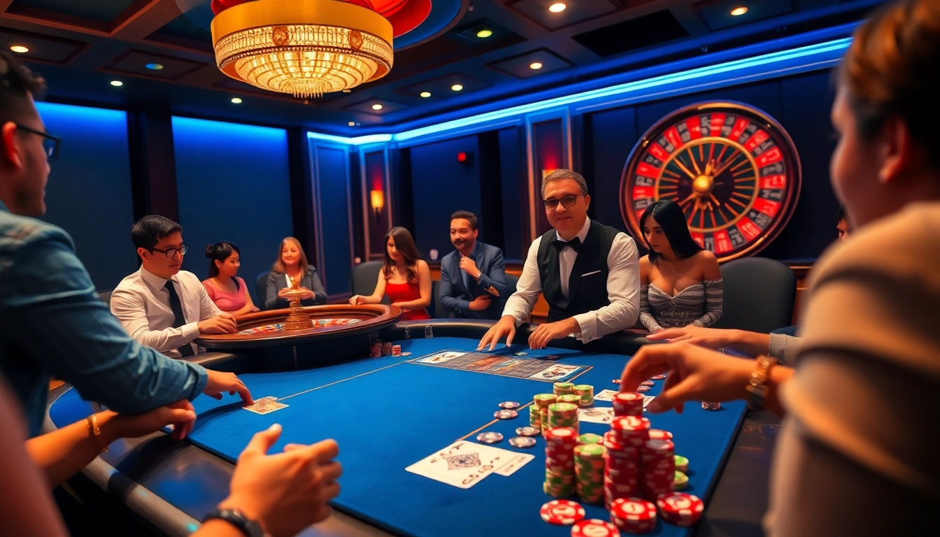 Experience the excitement of gambling at TT88 online casino with a vibrant live poker table scene.