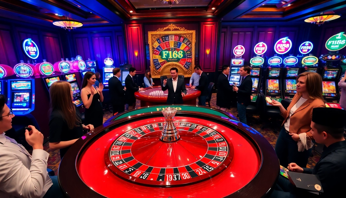 Experience the thrill of winning at f168.me with exciting casino games and vibrant atmosphere.
