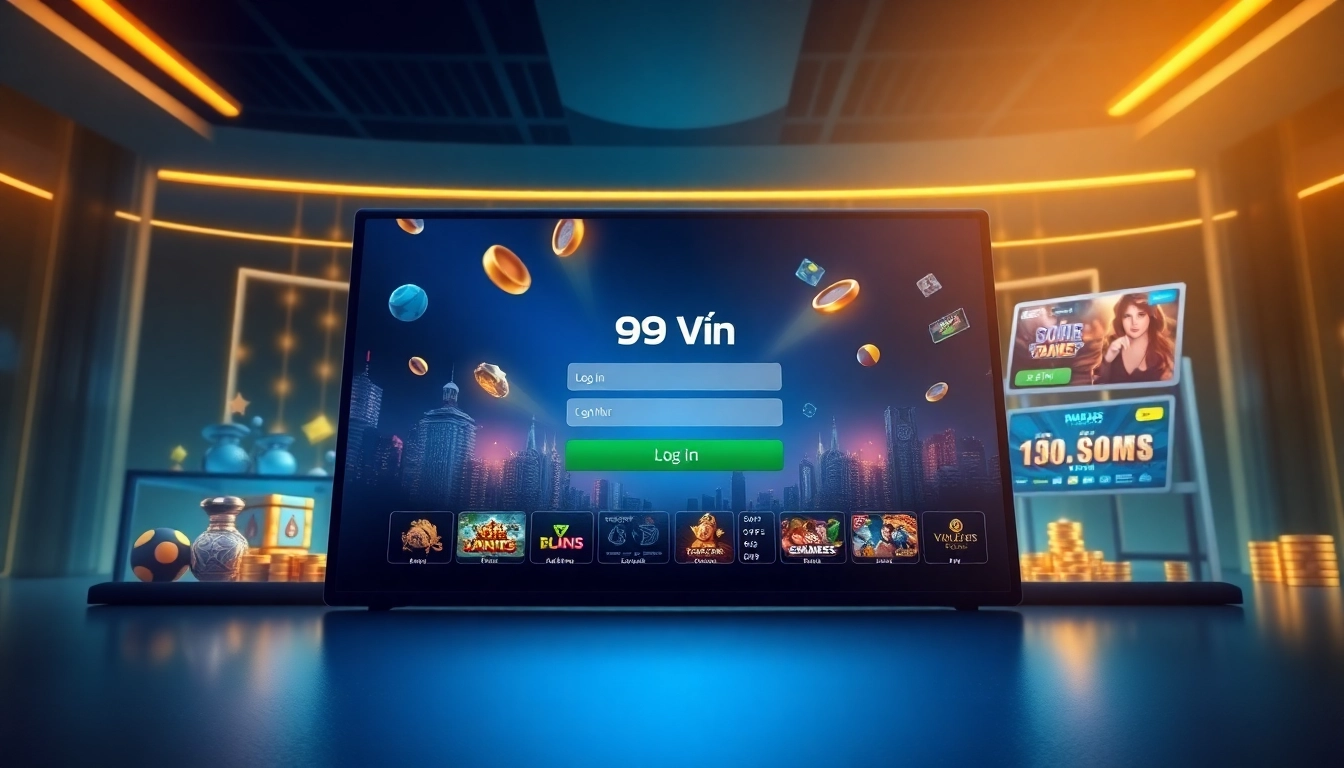Experience seamless access with Đăng nhập 69VN on a sleek online gaming platform interface.