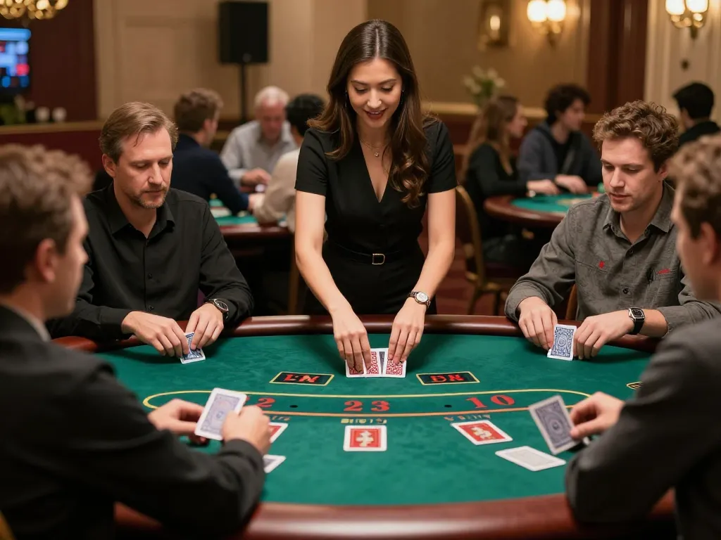 Players experiencing the thrill of blackjack at XX88 casino, capturing strategic gameplay moments.