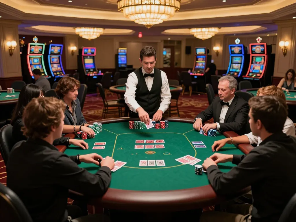 Players competing fiercely in a da88 poker game showcasing strategic moves and high-stake bets.