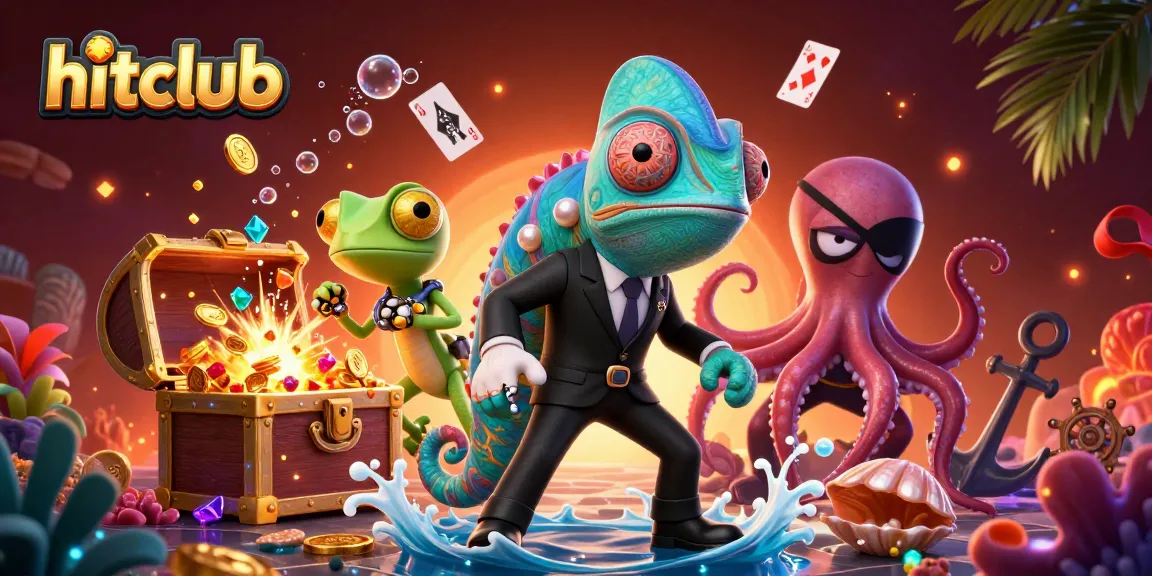 Experience the thrill of hitclub gaming with vibrant 3D characters and dynamic casino elements.