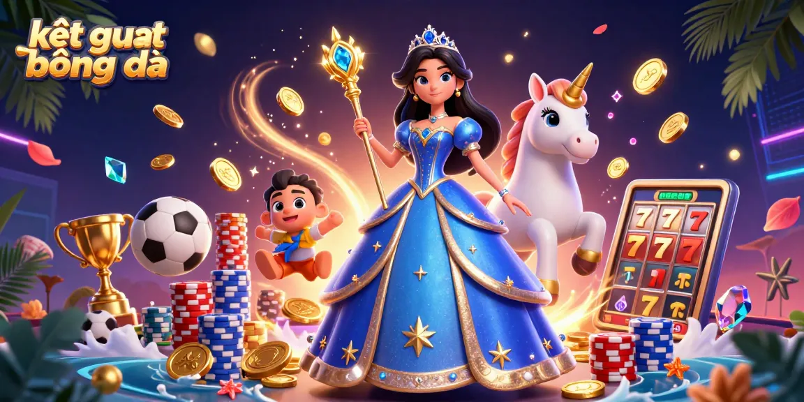 Track kết quả bóng đá with an engaging illustration of dynamic gaming elements and characters