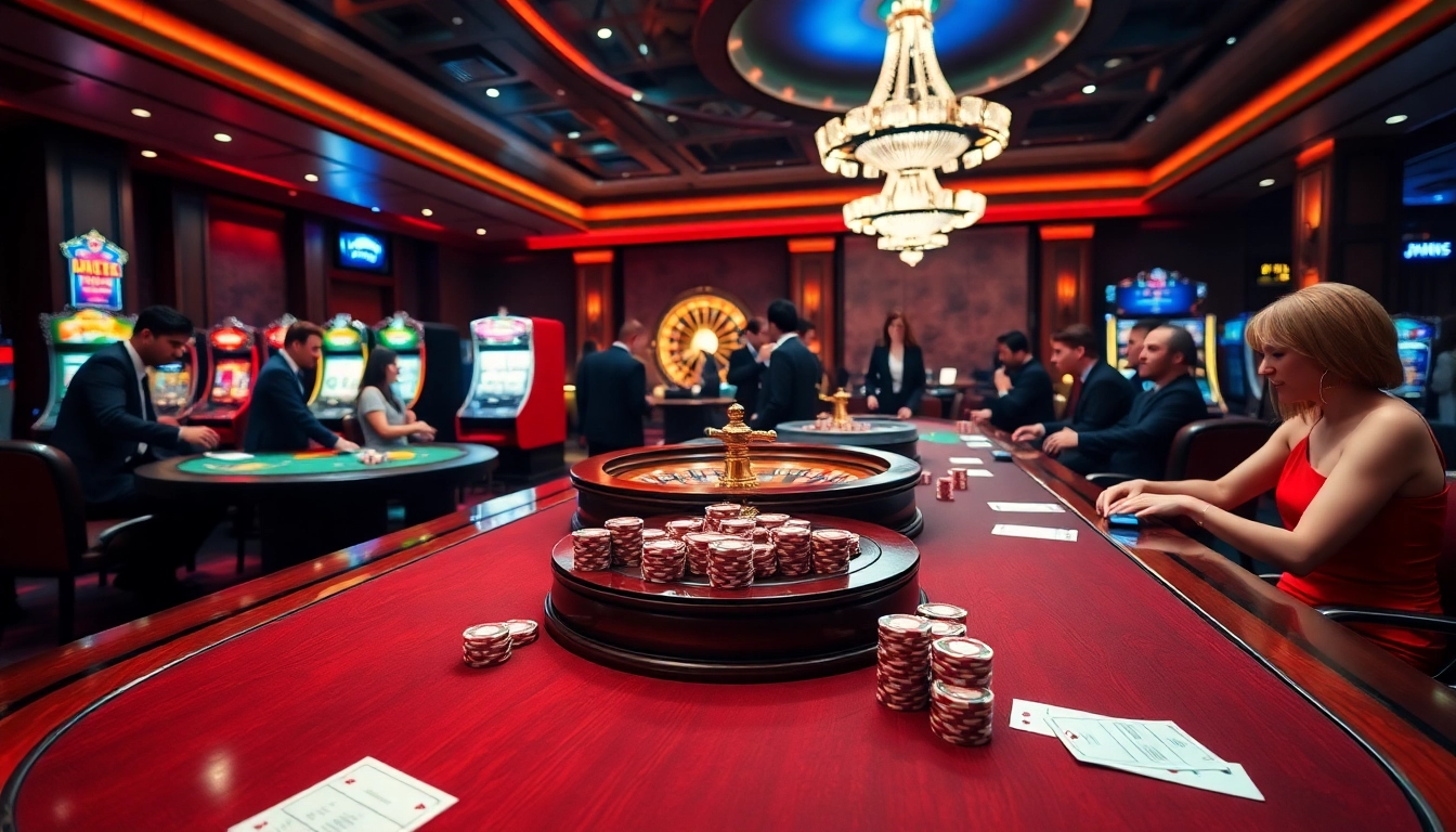 Experience thrilling wins at https://jtg88.com/ as players engage with vibrant casino tables and games.
