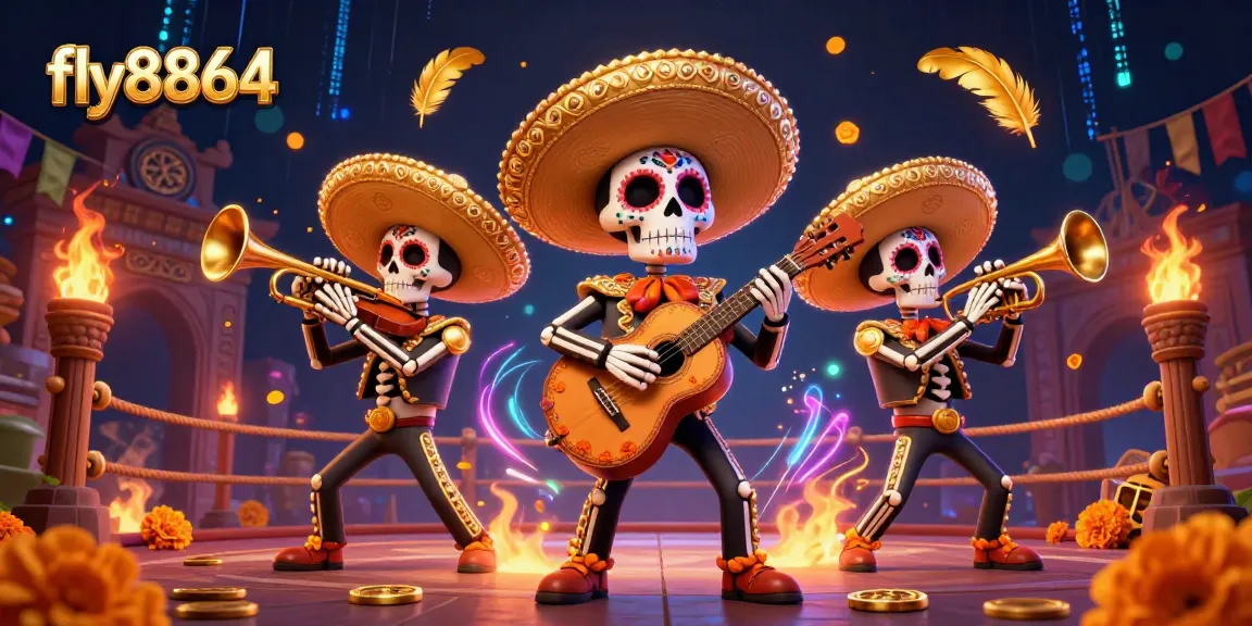 Engage with fly8864 as the vibrant mariachi band enlivens the online casino experience with thrilling action.