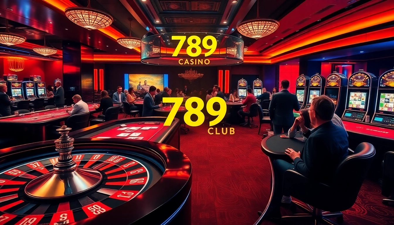 Engage with thrilling gameplay at 789 club featuring vibrant casino tables and dynamic gaming elements.