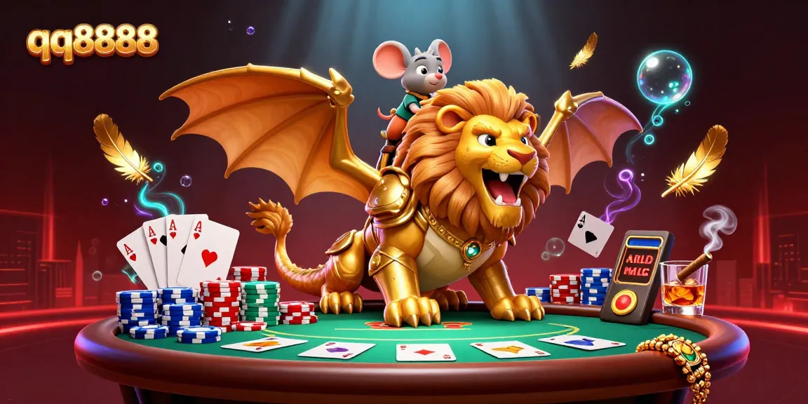 Engage in thrilling gameplay at qq8888 with advanced casino elements in a vivid 3D scene.