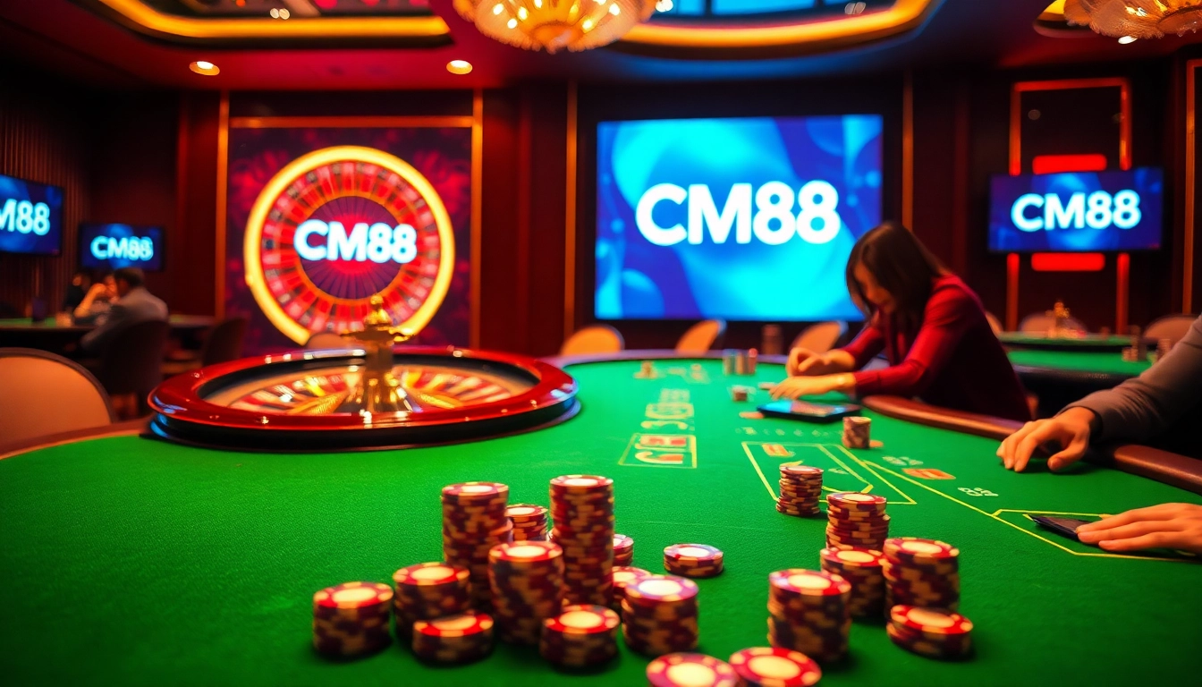 Experience the thrill at nhà cái uy tín CM88 with luxurious casino setups and vibrant gaming moments.