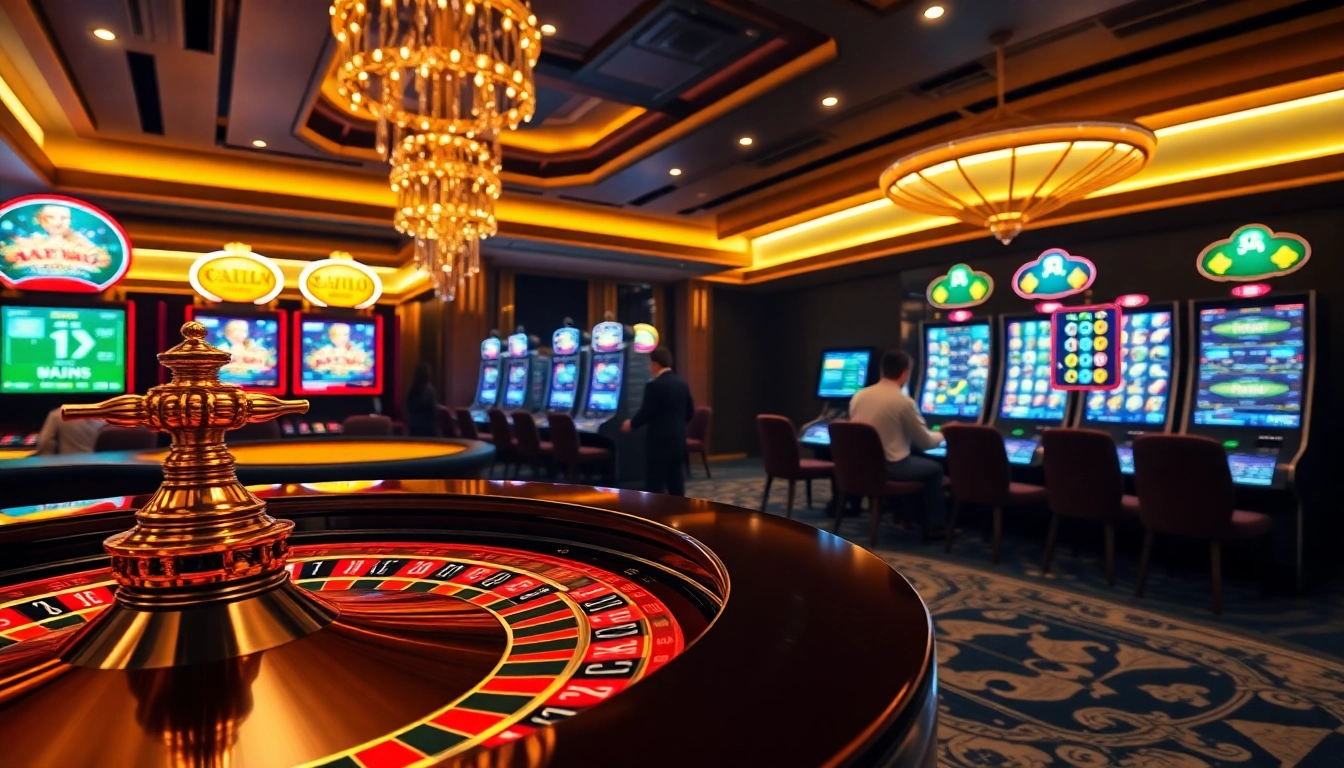 Experience the thrill of thương hiệu OPEN88 with exciting casino games like poker and roulette in a luxurious setting.