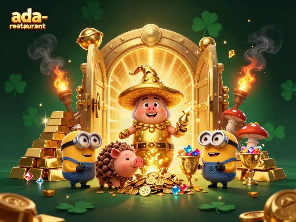 Experience the thrill at ada-restaurant with magical treasures and vibrant, winning moments.
