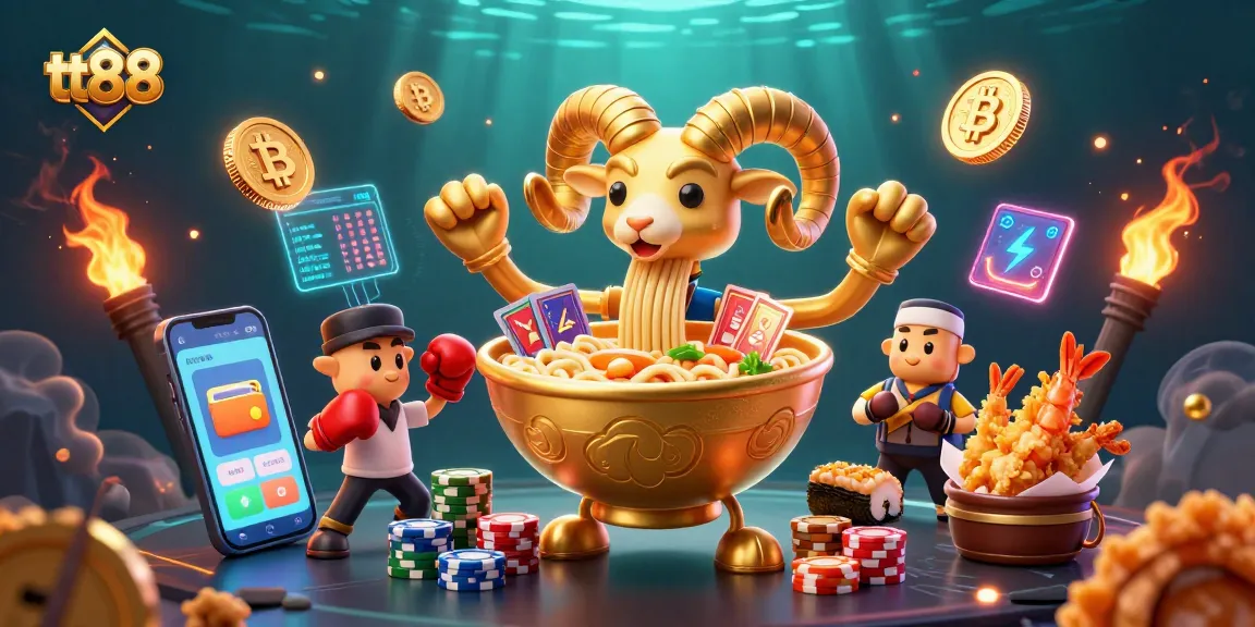 Experience the engaging gameplay of tt88 with a vibrant 3D casino scene featuring dynamic characters and exciting game elements.