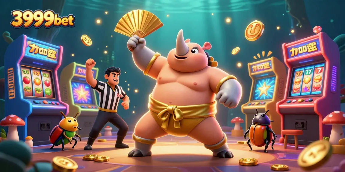 Experience thrilling games and vibrant entertainment with 3999bet in this colorful casino scene.