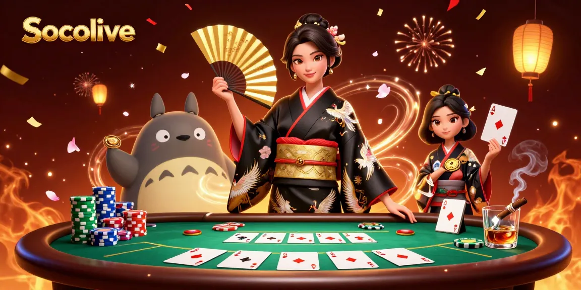 Socolive offers an exciting live poker experience with vibrant energy and rich visuals.