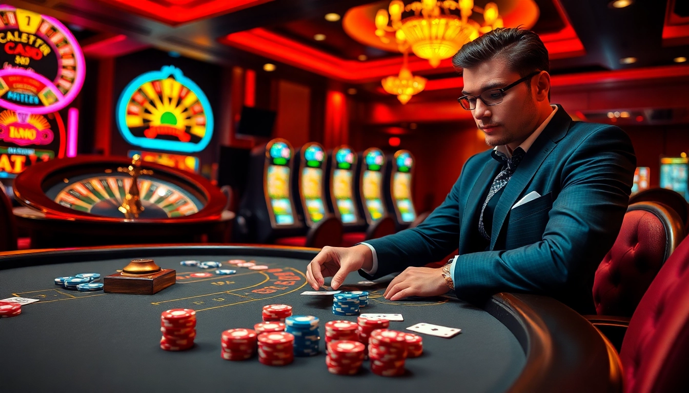 Experience the excitement of abc vip gambling with luxurious casino elements and high-stakes action.