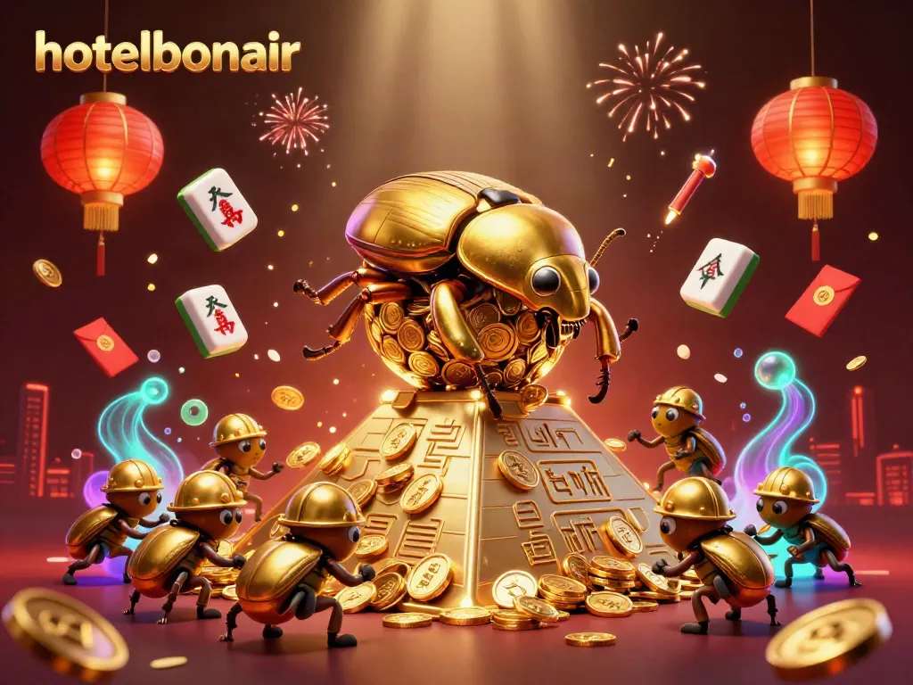 Engage with the captivating atmosphere of hotelbonair's golden casino adventure.