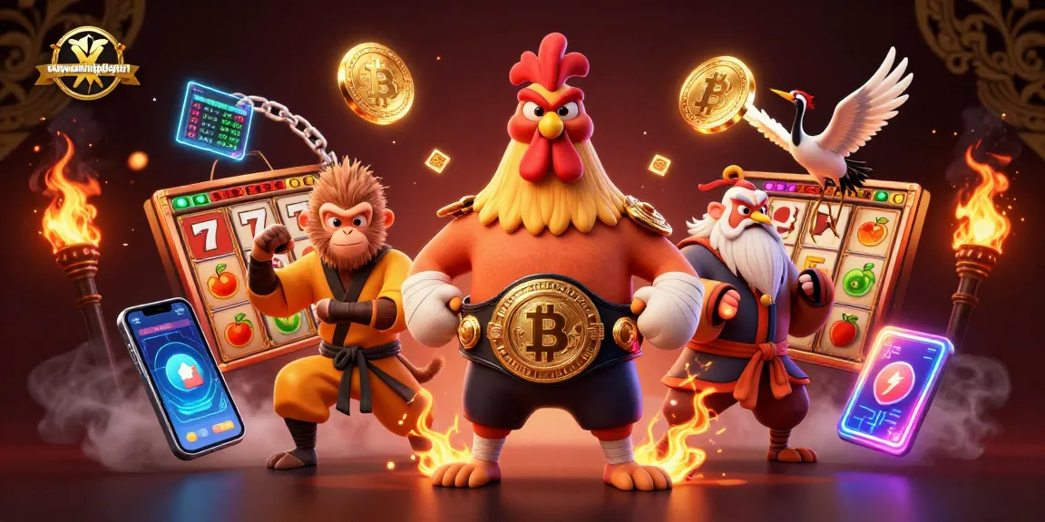 Experience the excitement of europeanminigolfsport with dynamic slots, colorful characters, and glowing cryptocurrency elements.