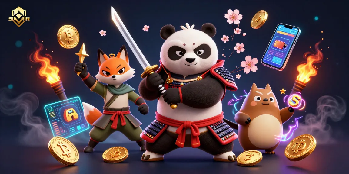 SUNWIN enhances your gaming experience with dynamic characters and vibrant slot elements in a thrilling casino scene.