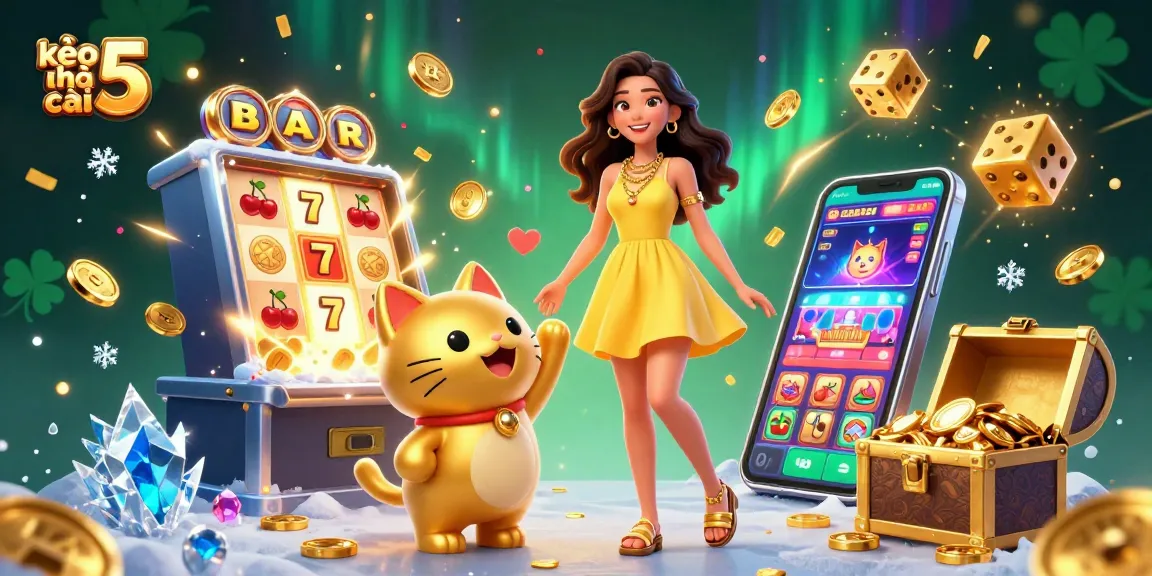 Experience winning moments with kèo nhà cái 5, where slot machines and golden luck merge.