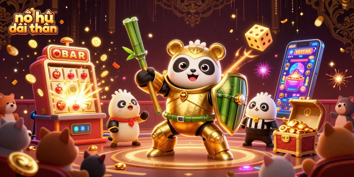Experience the excitement of nổ hũ đổi thưởng with dynamic casino elements and vivid 3D characters.