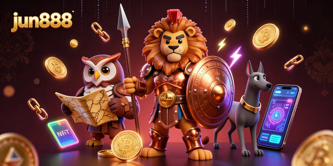 Experience thrilling action at jun888 with 3D characters and vibrant casino elements.