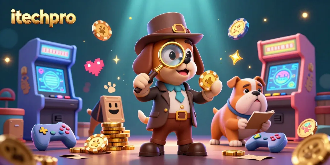 Engage with itechpro's vibrant 3D casino scene, where clues lead to treasure amidst arcade excitement.