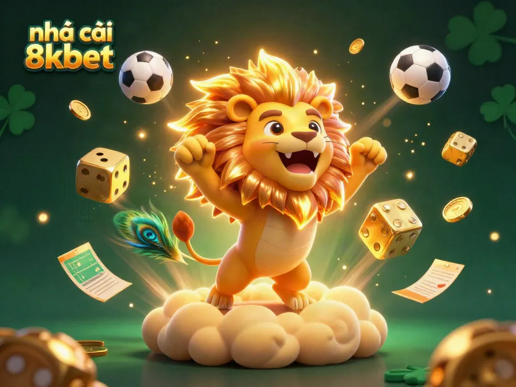 Engage with exciting games at nhà cái 8kbet featuring animated characters in a vibrant casino scene.
