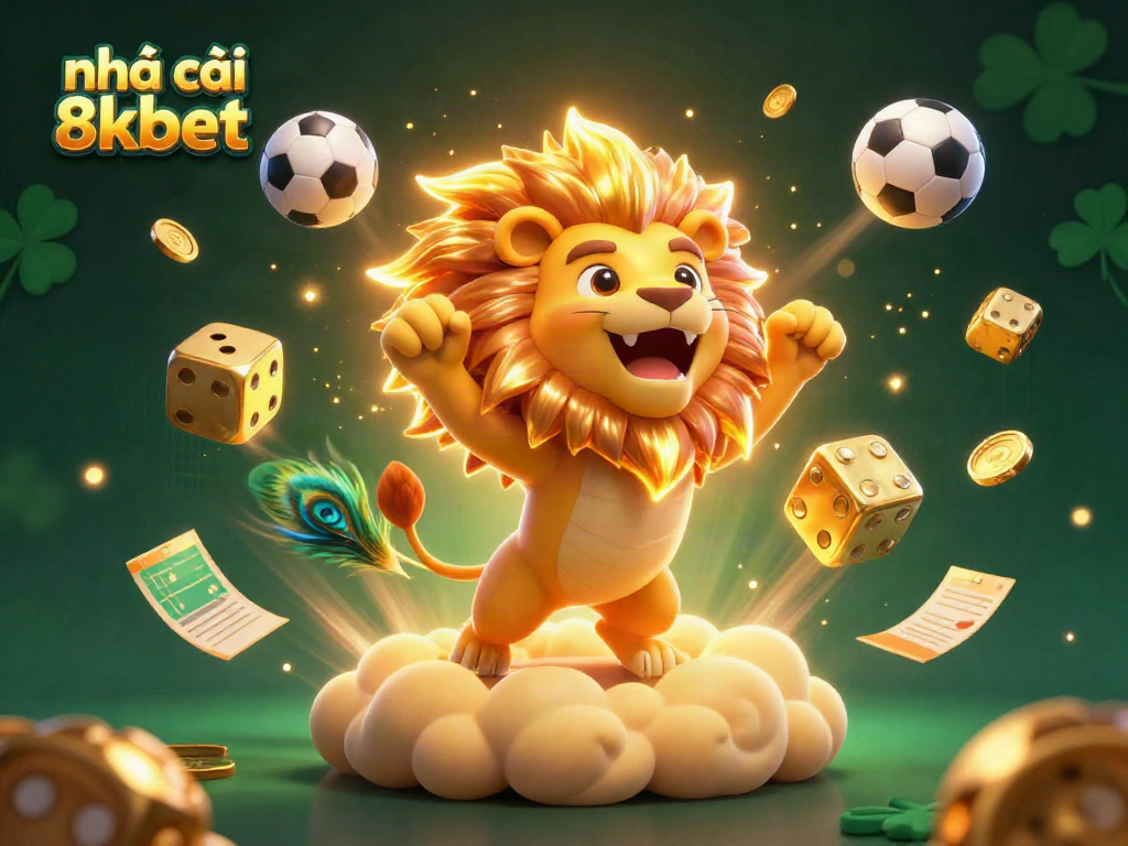 Engage with exciting games at nhà cái 8kbet featuring animated characters in a vibrant casino scene.