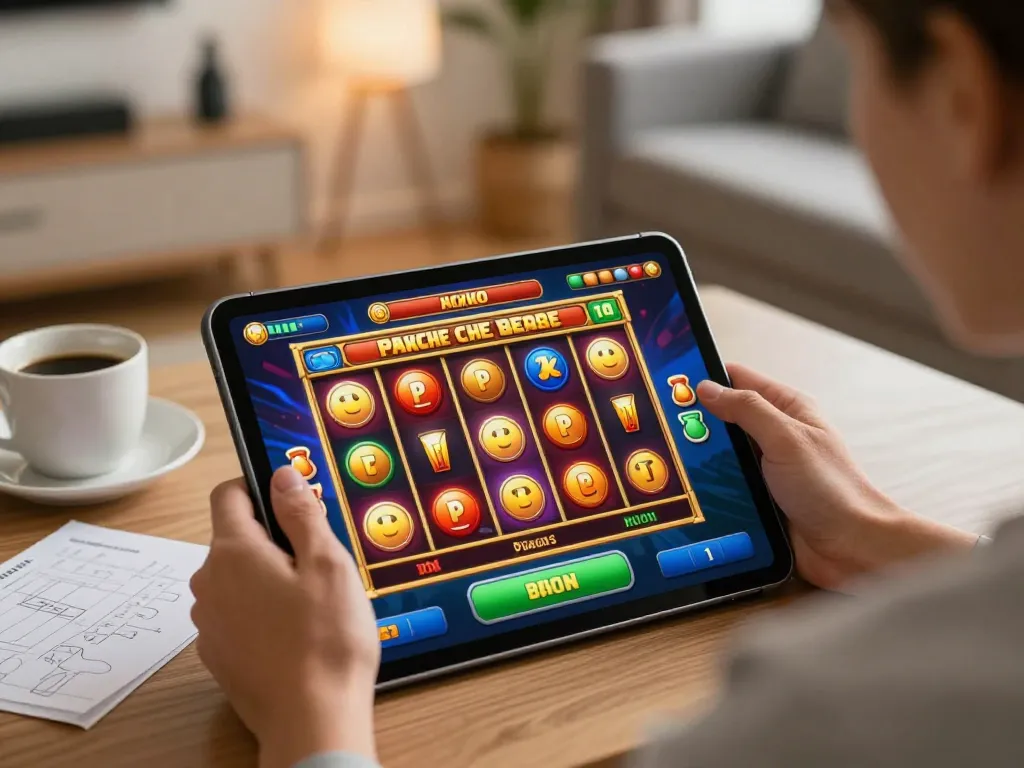 Experience thrilling gameplay with NOHU in an engaging online slot game setup at home