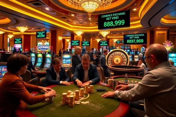 Experience thrilling gambling with excitement at casino tables and 888vnd exchanges.