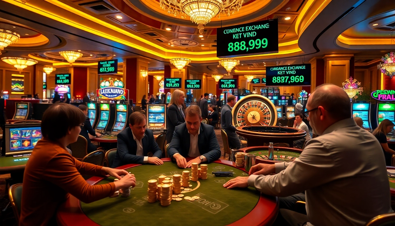 Experience thrilling gambling with excitement at casino tables and 888vnd exchanges.