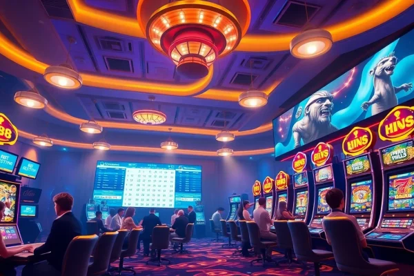 Experience the captivating online gaming environment at stimmgewitter.org with dynamic casino visuals.