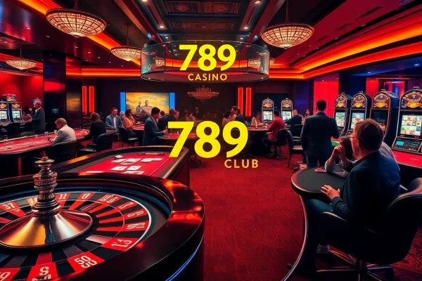 Engage with thrilling gameplay at 789 club featuring vibrant casino tables and dynamic gaming elements.