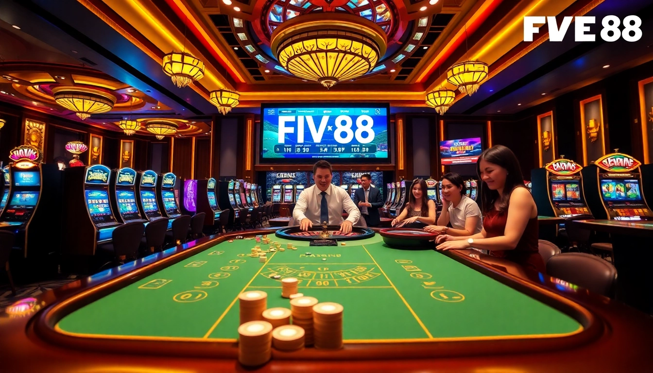 Experience the excitement of online betting at https://five88.za.com/ with dynamic tables and vibrant casino games.