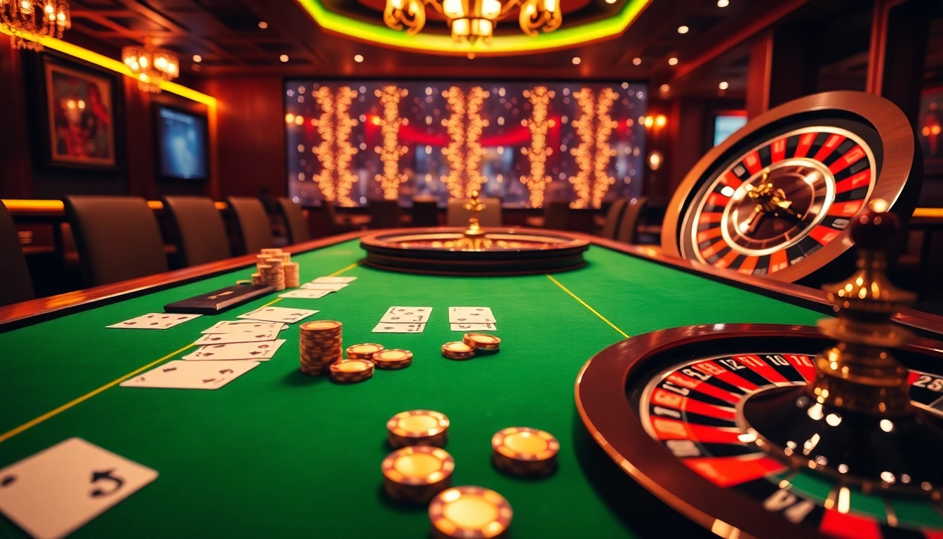 Engage in thrilling gameplay at rik vip online casino with vibrant tables and luxurious props.