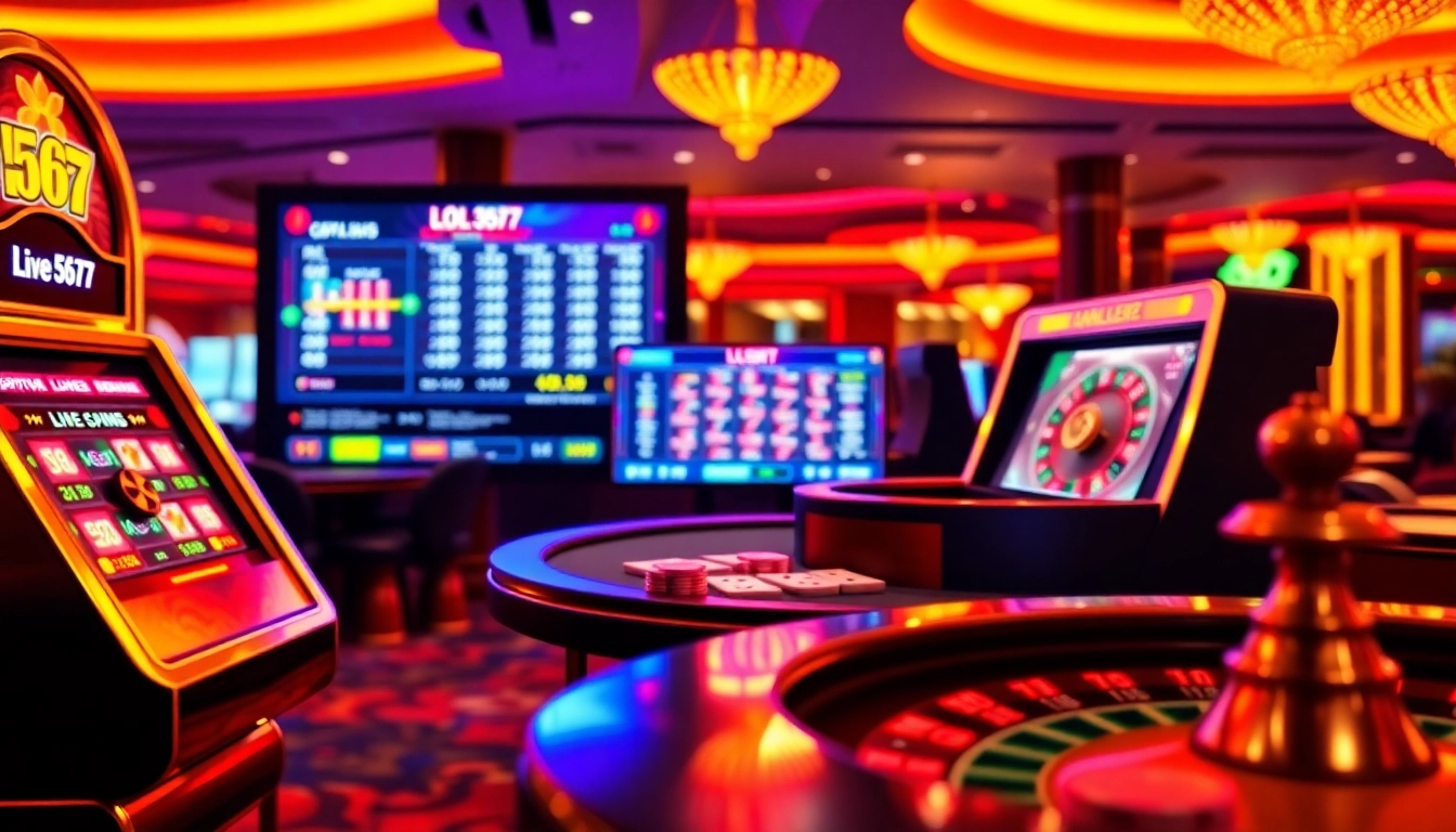 Play exciting L567 slot machines and enjoy the vibrant thrill of online casino gaming.