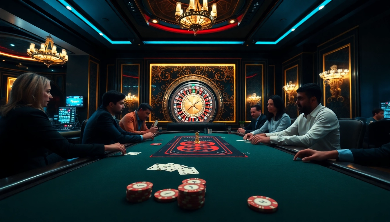 Winning at poker with DA88’s trusted online betting platform in a luxurious casino scene.