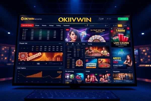 Discover the engaging online gaming experience at okvipwin.live with vibrant casino interface and promotional offers.