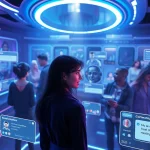 Dynamic NSFW AI platform interface illustrating user engagement, character avatars, and innovative features.