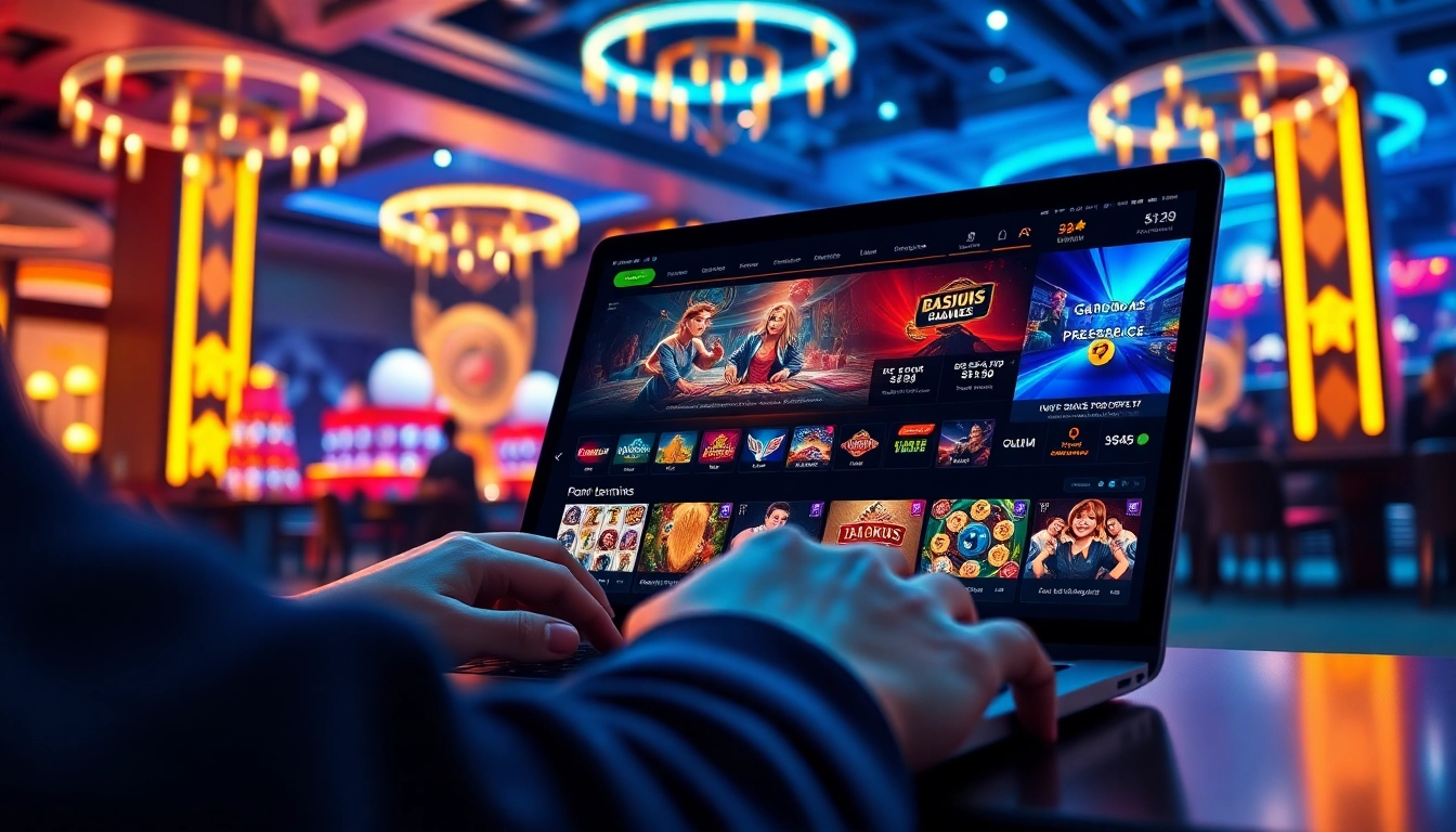 Engaging view of 98win trang chu's online betting interface with vibrant casino games.
