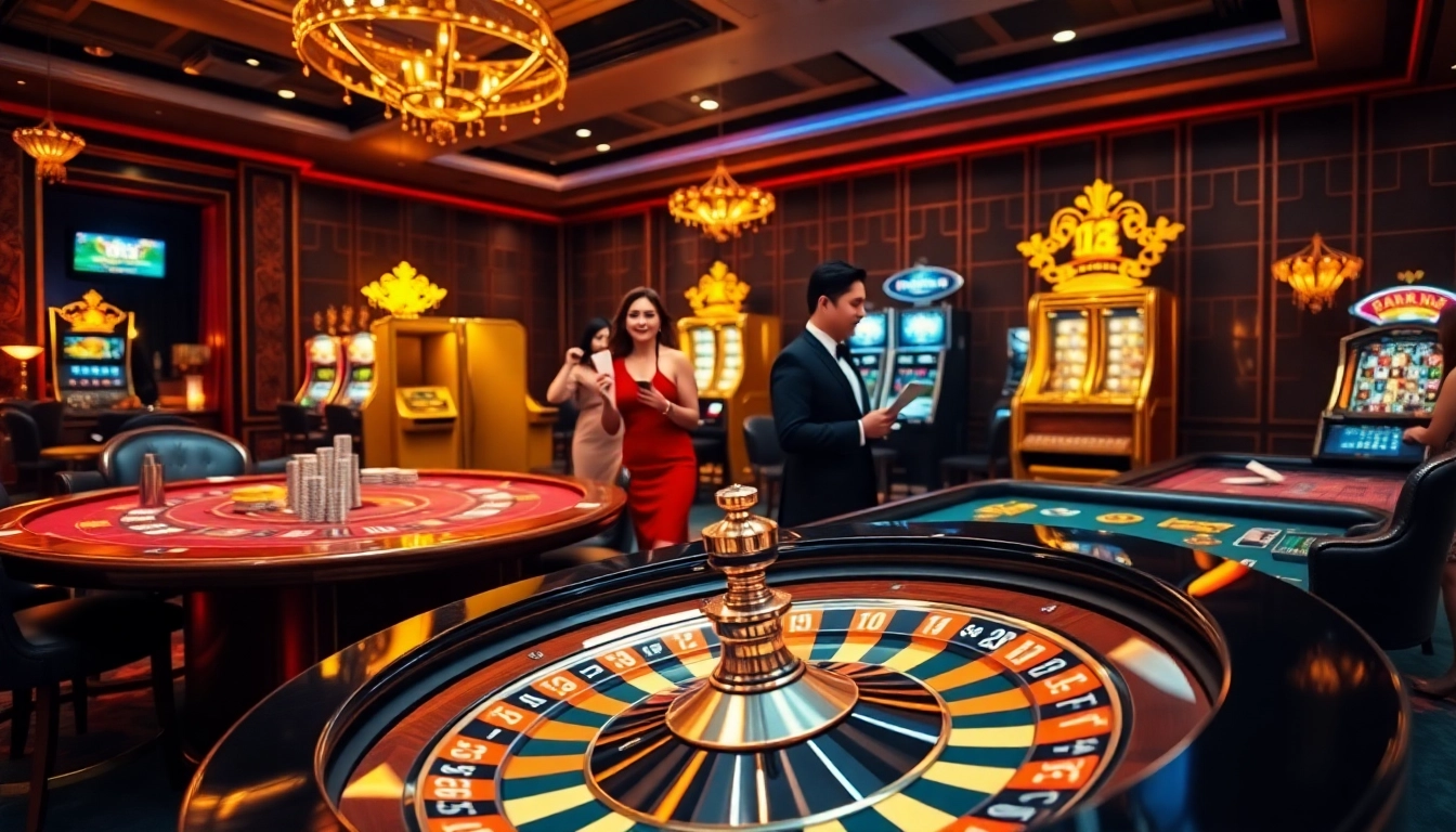 Experience the excitement of trang chủ luck8 with vibrant casinos and engaging players at tables.