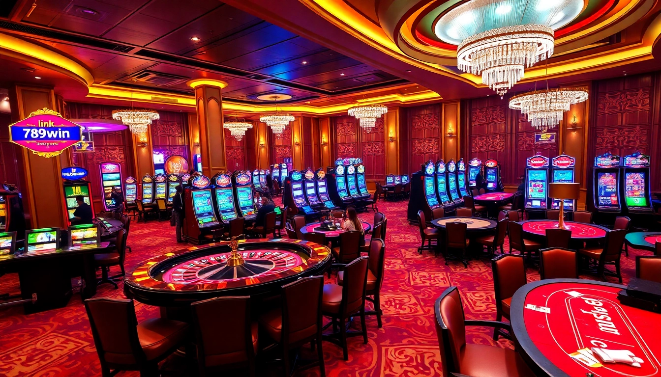 Experience excitement at the casino with link 789win as players enjoy games and vibrant atmosphere.