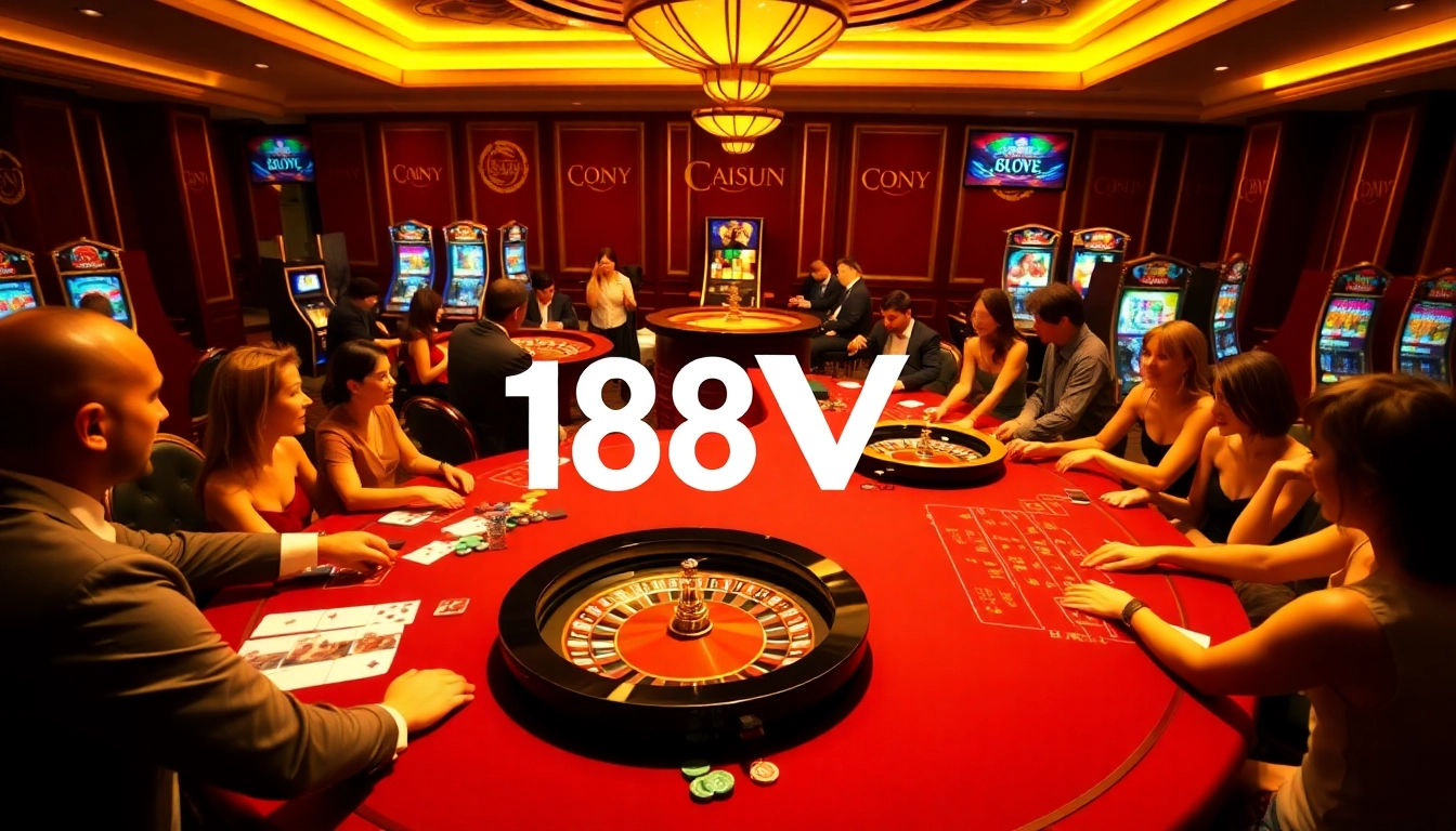Join the excitement at 188V COM with thrilling casino games and vibrant roulette wheels.